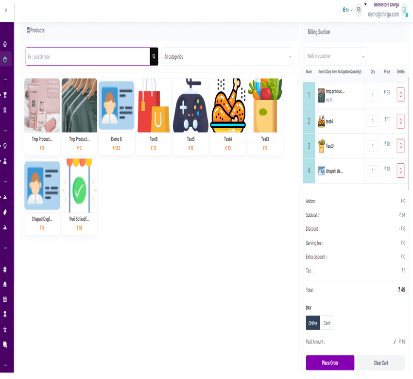 SETUP ONLINE POS FOR FOOD
